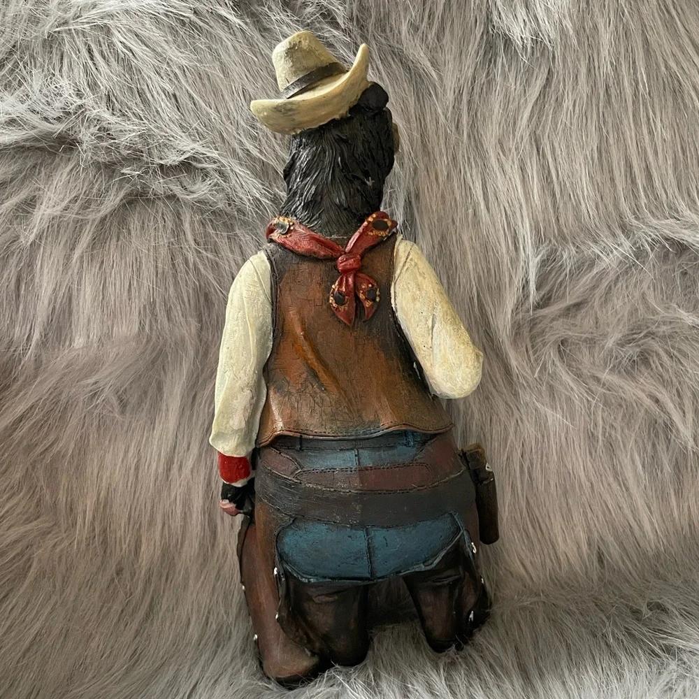 Unbranded resin Cowboy Bear Figurine with Red Bandana. - Picture 3 of 4